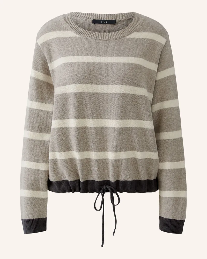Oui  Pullover Braun