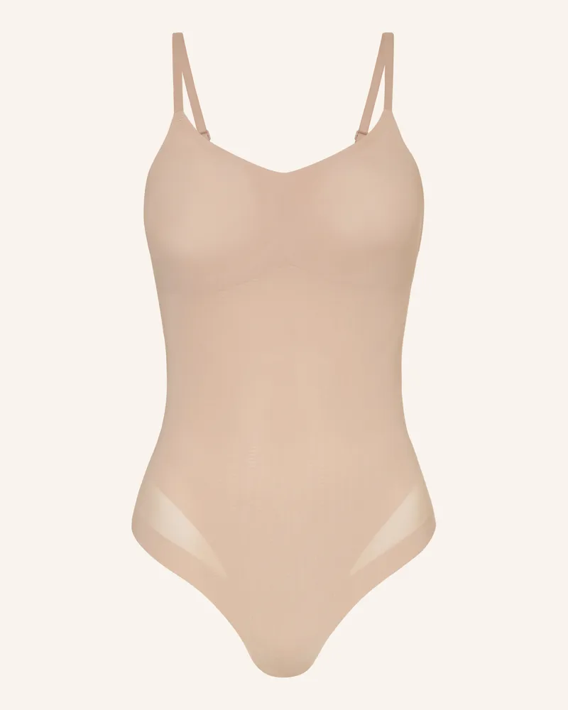 Calvin Klein Shape-Body Stay-Put Mesh beige Nude