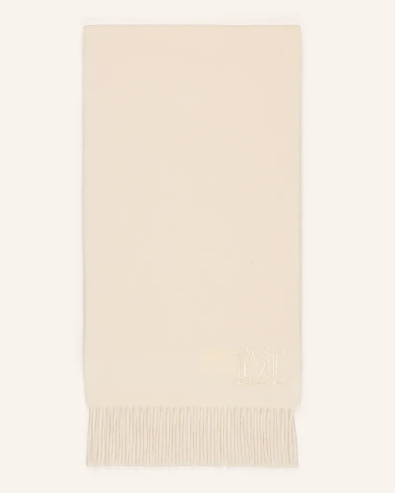 Max Mara Cashmere-Schal Alia weiss Beige