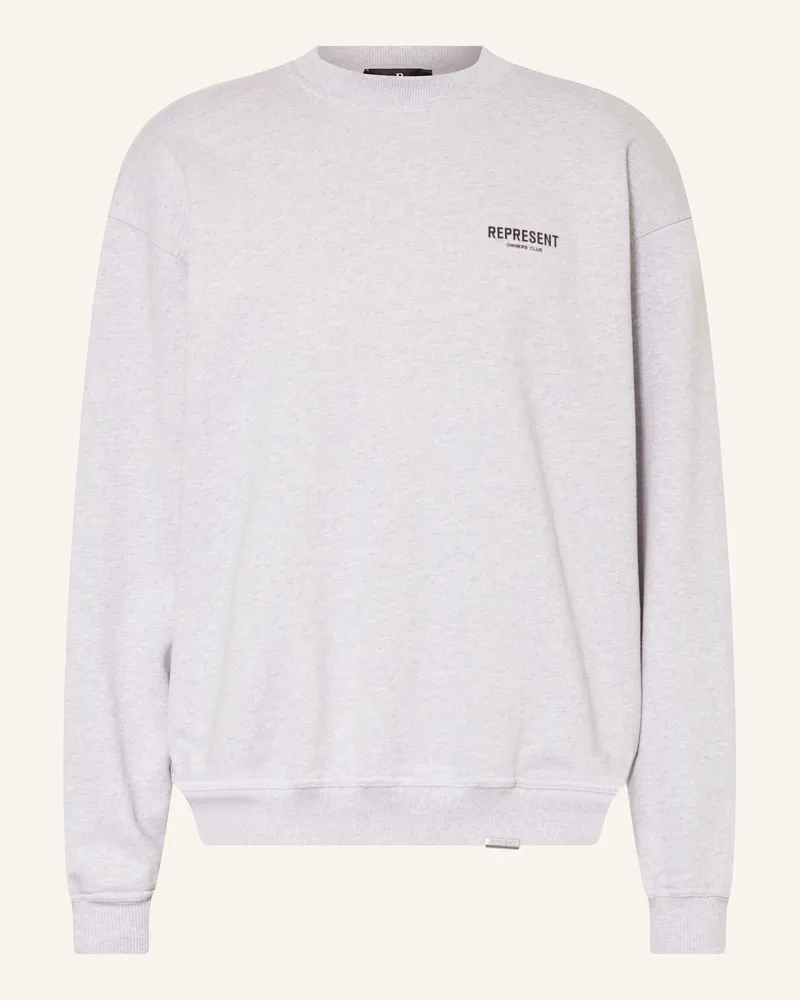 REPRESENT Sweatshirt Hellgrau