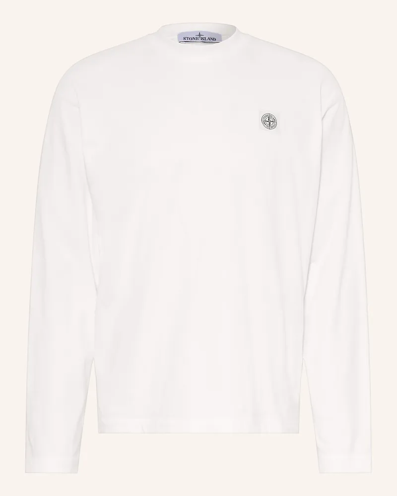 Stone Island Longsleeve weiss Weiss