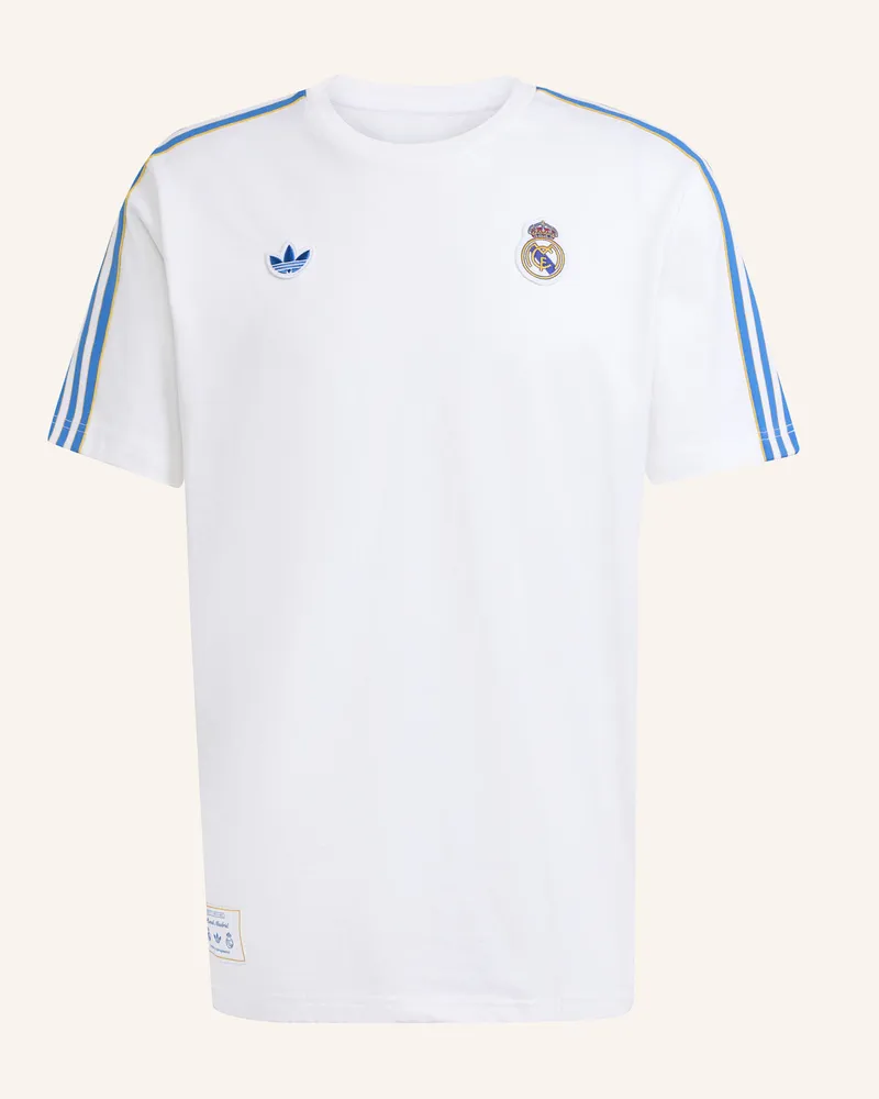adidas REAL MADRID TERRACE ICONS SHIRT Weiss