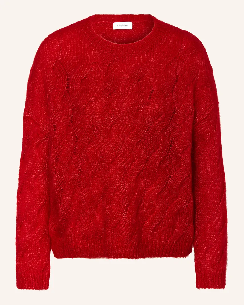 Darling Harbour Pullover mit Mohair Rot