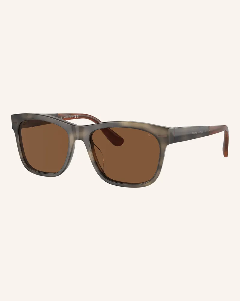 Brunello Cucinelli Sonnenbrille bc4003s braun 1008n9