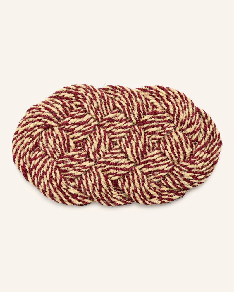 Hay Fußmatte rot Hellbraun