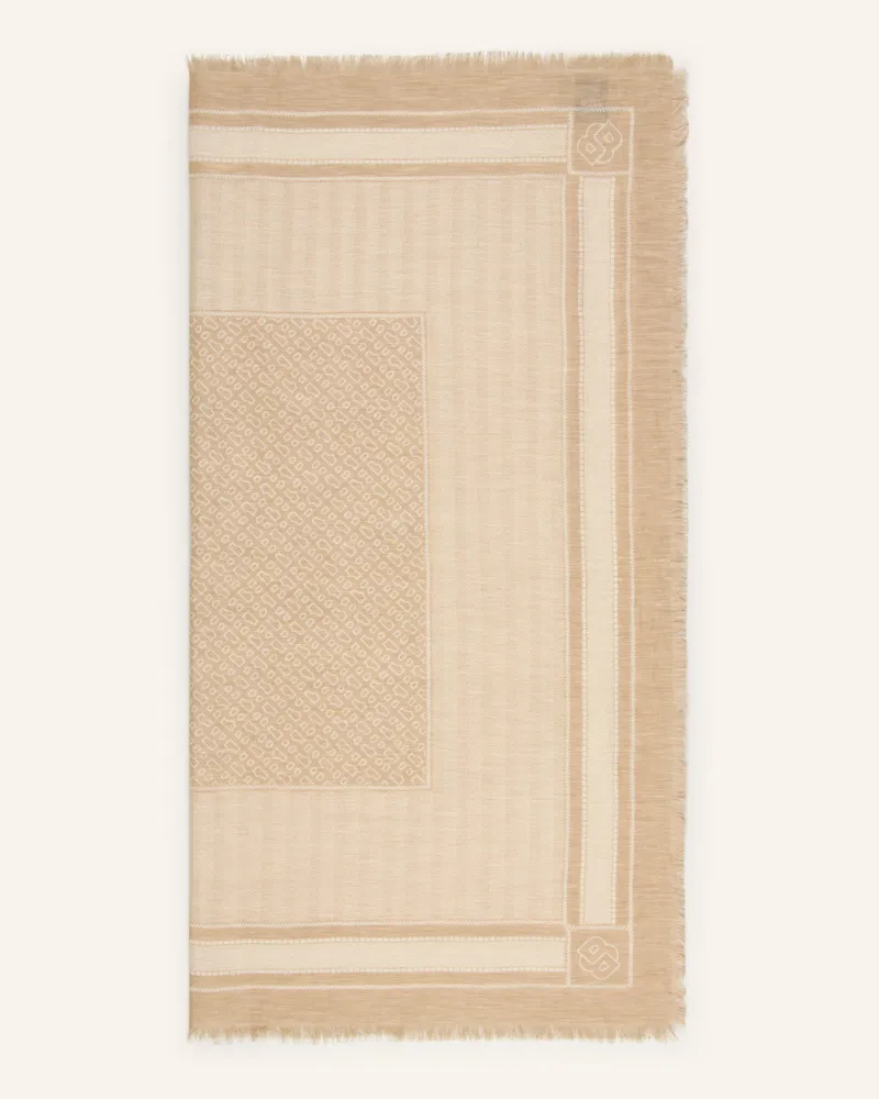 HUGO BOSS Tuch JINNAH mit Leinen Beige