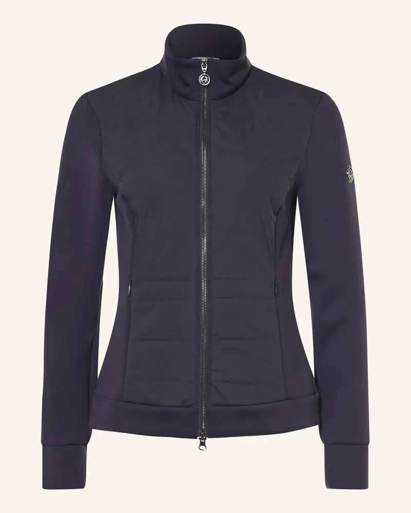 Sportalm Sweatjacke Im Materialmix blau Dunkelblau