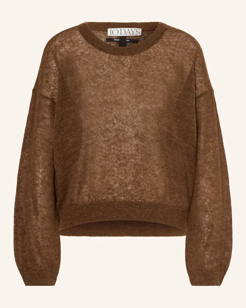 10Days Pullover mit Alpaka Braun