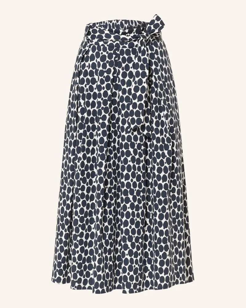 More & More Faltenrock blau Dunkelblau