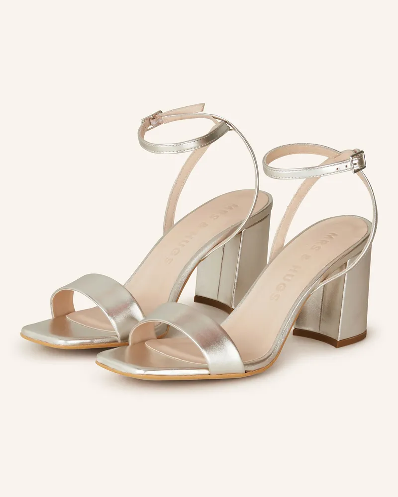 Mrs & HUGS Sandaletten silber Silber