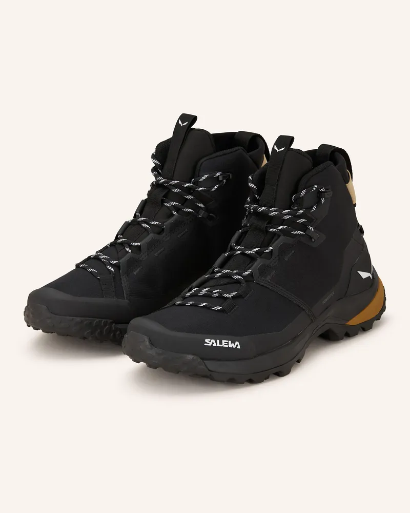 Salewa Wanderschuhe Puez 2 Mid Ptx schwarz Schwarz