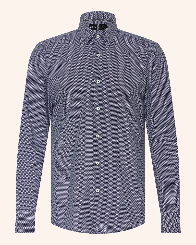 HUGO BOSS Hemd HANK Slim Fit Dunkelblau