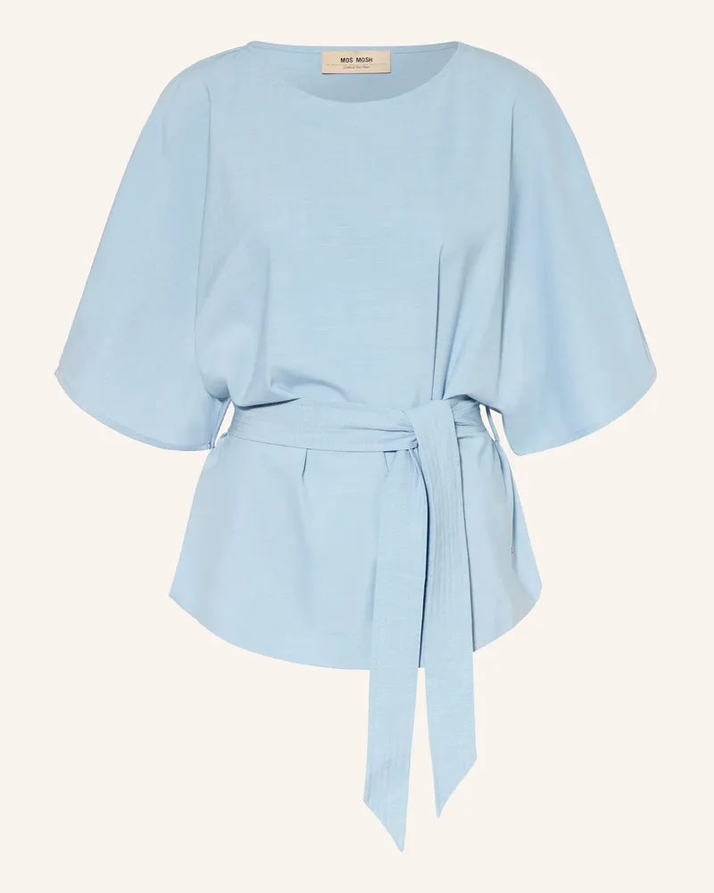 Mos Mosh Blusenshirt Mmrikas Roy blau Hellblau