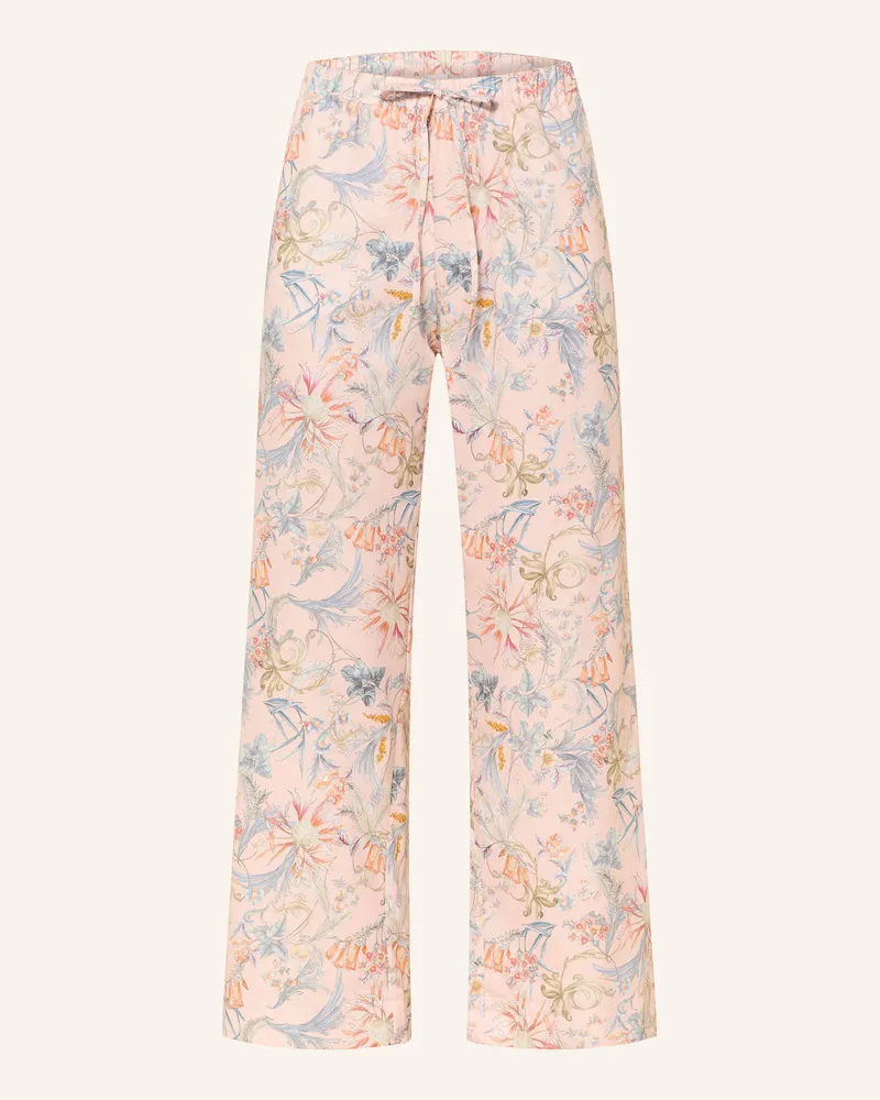 Zimmerli Schlafhose COTTON SATEEN PRINT Hellrosa