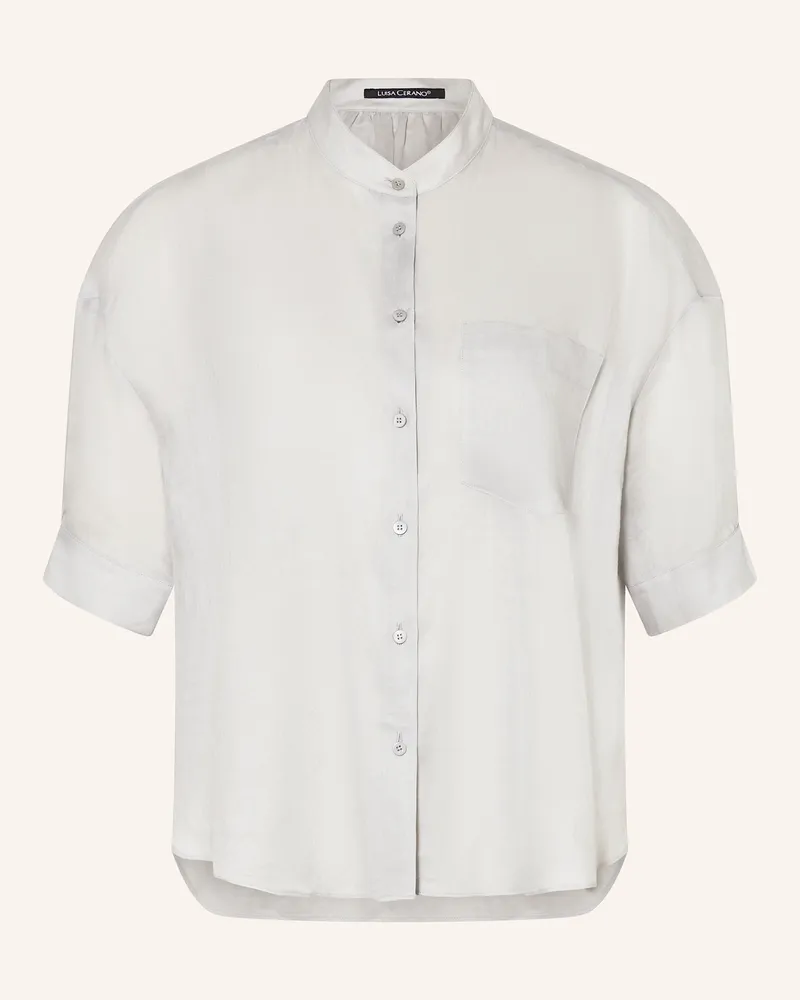 Luisa Cerano Bluse Hellgrau
