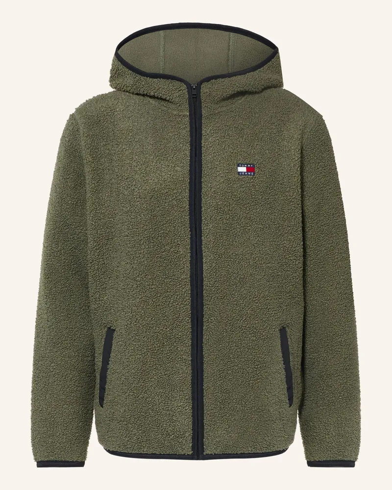 Tommy Hilfiger Teddyfell-Jacke gruen Oliv
