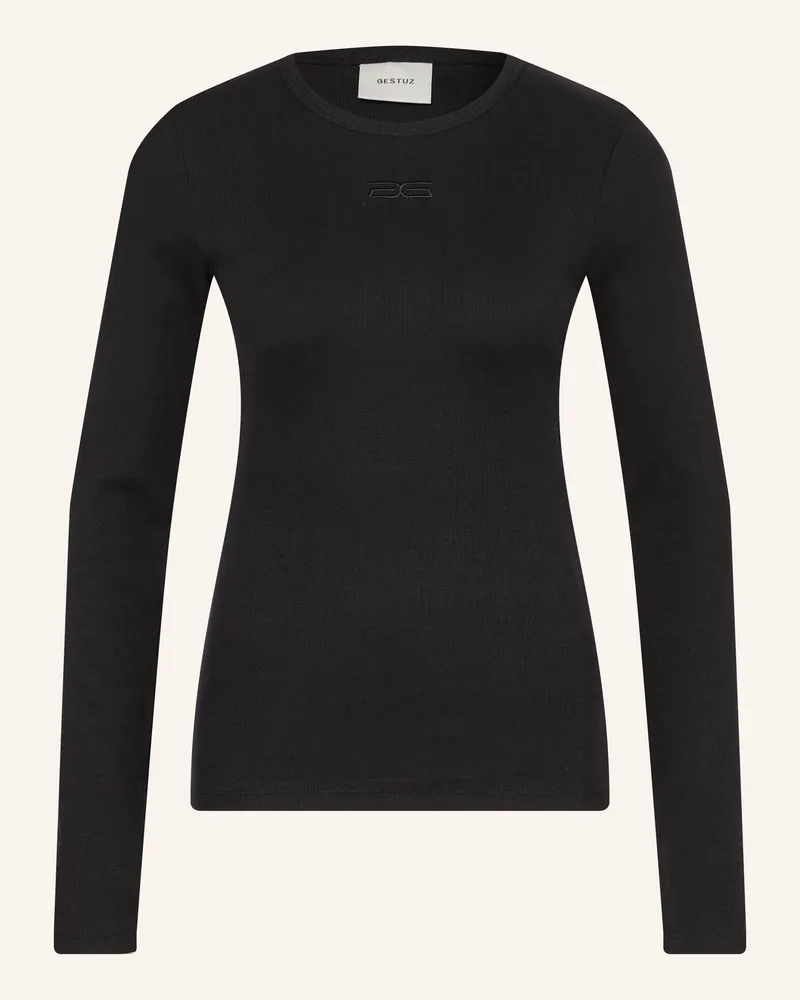 Gestuz Longsleeve Drewgz schwarz Schwarz