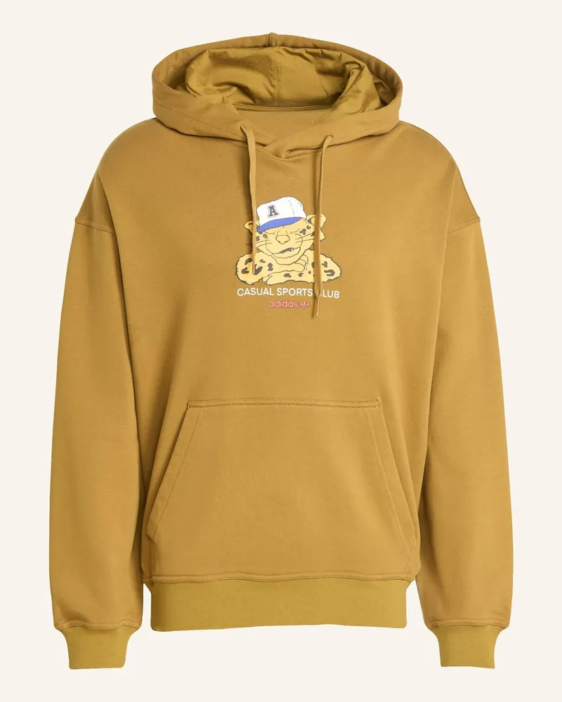 adidas WABASH LOOSE KAPUZENJACKE Braun