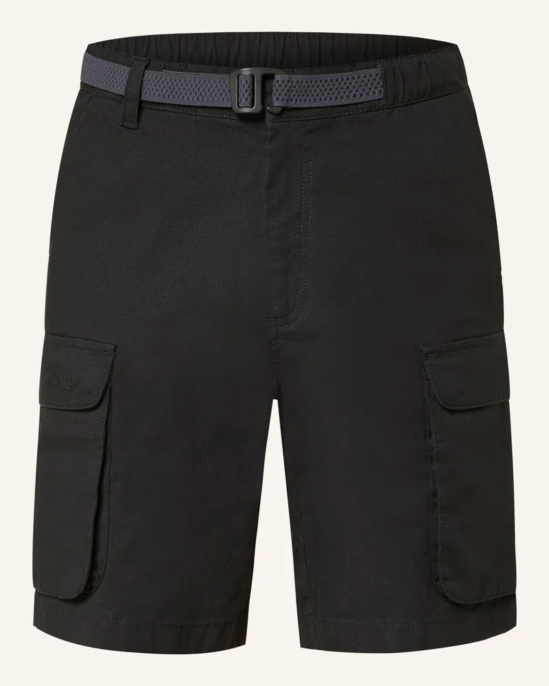 Knowledge Cotton Apparel Cargoshorts FLINT Schwarz