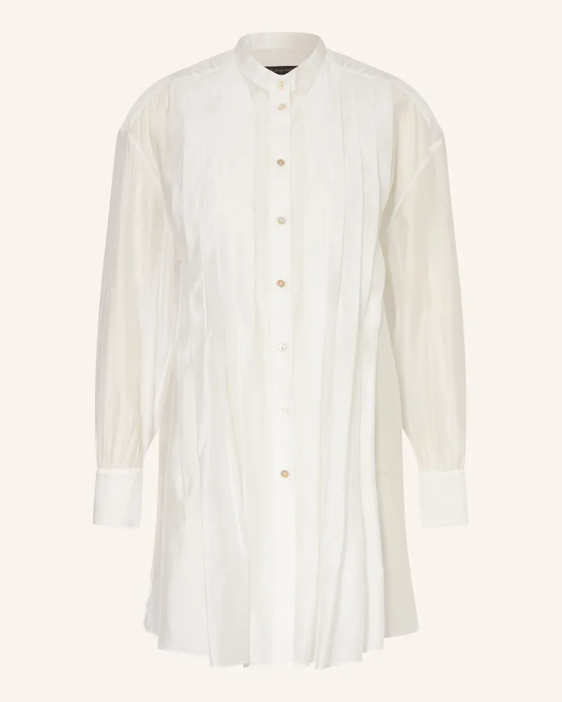 Elena Mirò Hemdbluse Mit Plissees weiss Weiss