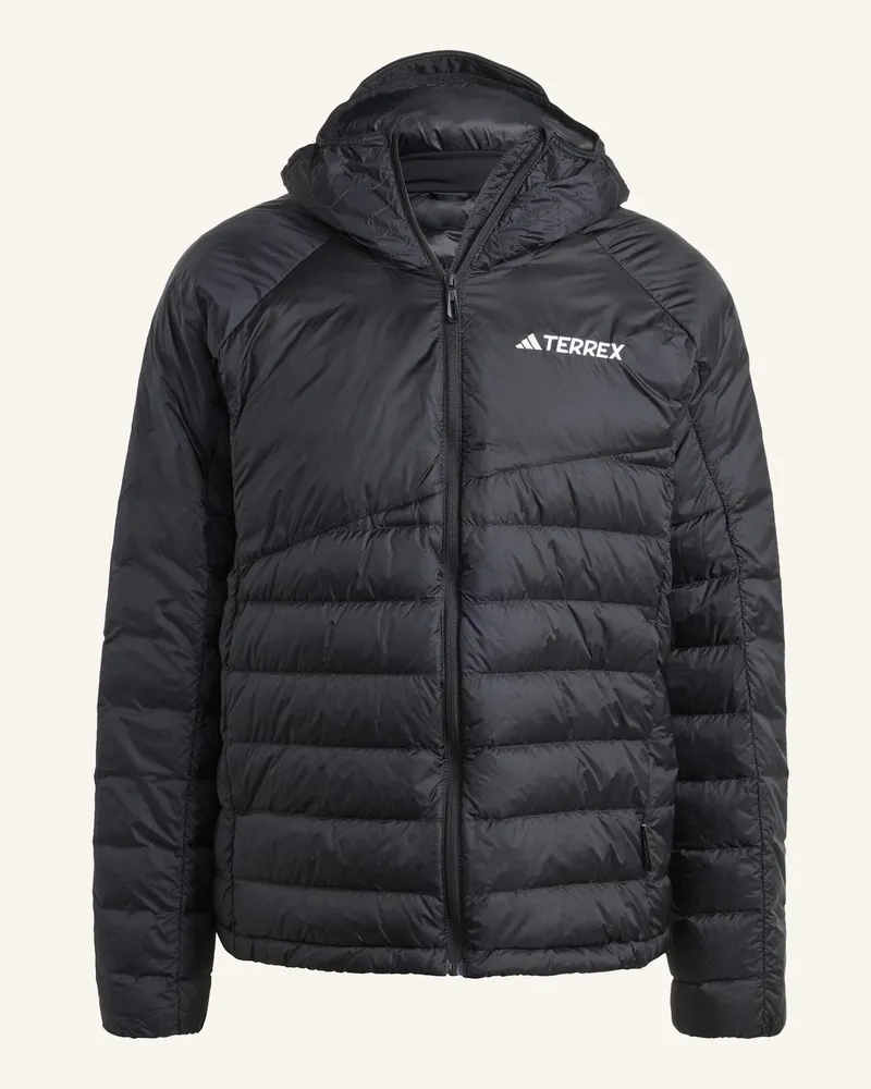 adidas Terrex Xperior Climawarm+ Daunenjacke, Kapuze schwarz Schwarz