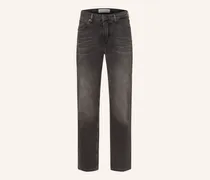 Cropped Jeans grau