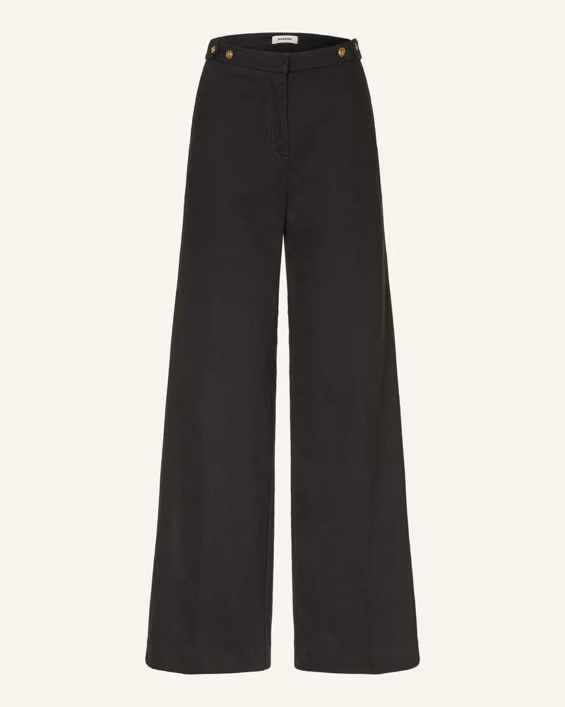 Sandro Wide Leg Jeans schwarz 20