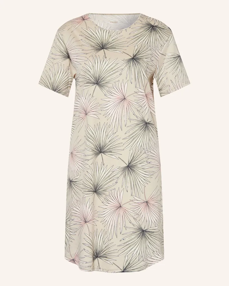 Calida Nachthemd Leaf Dreams gruen Hellgrün