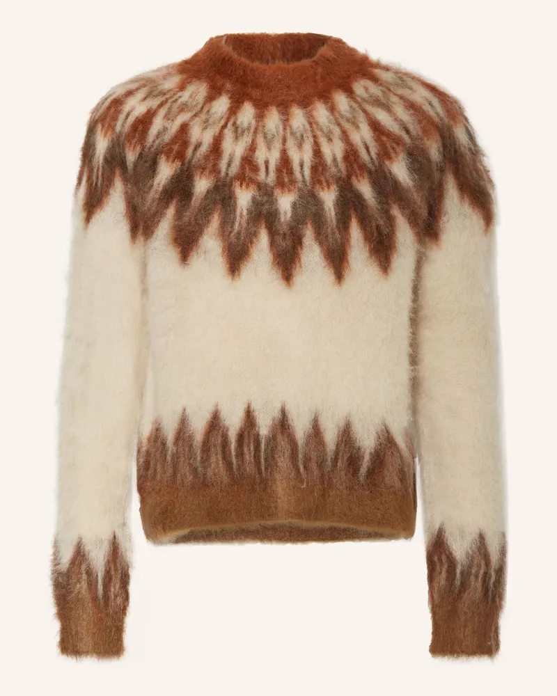 Isabel Marant Pullover NICOLAS mit Mohair Braun