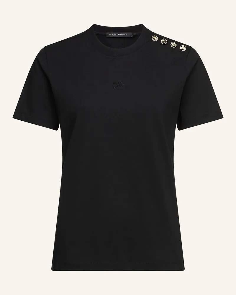 Karl Lagerfeld T-Shirt schwarz Schwarz