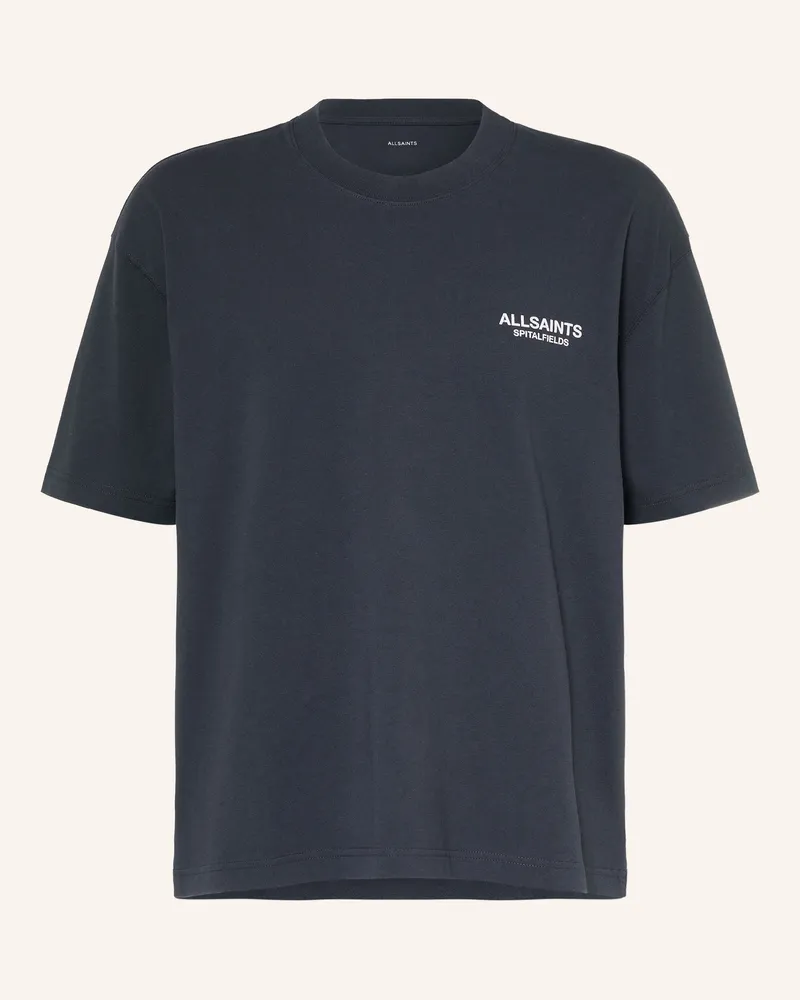 AllSaints T-Shirt Shadow blau Dunkelblau