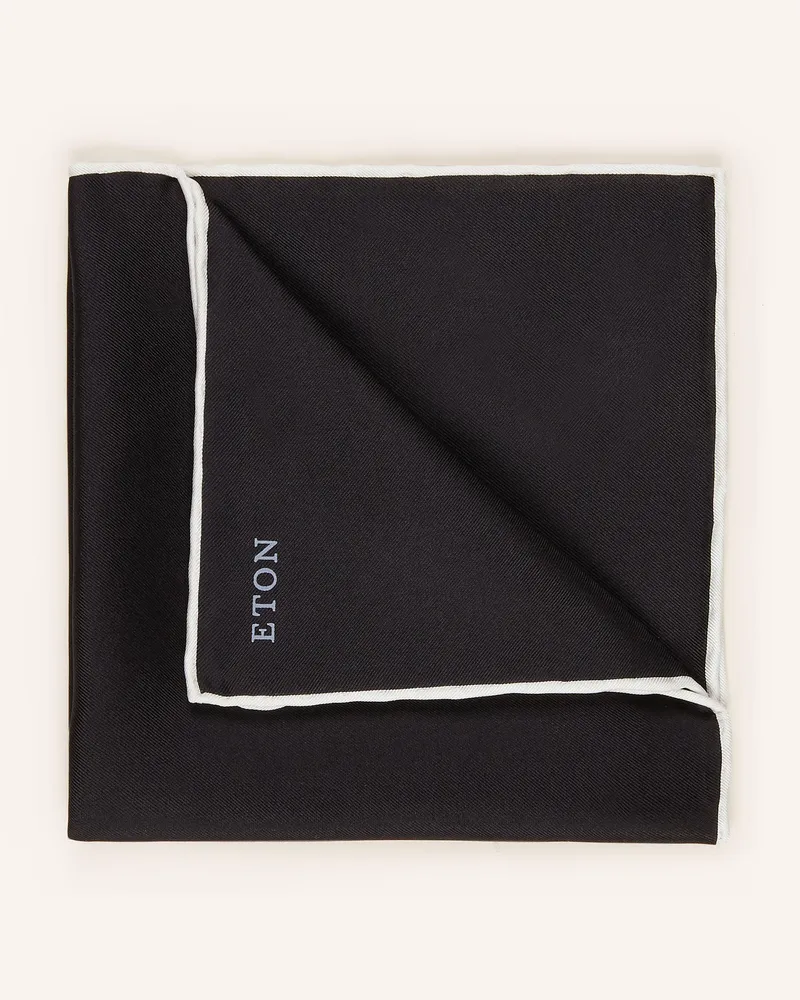 Eton Einstecktuch Schwarz