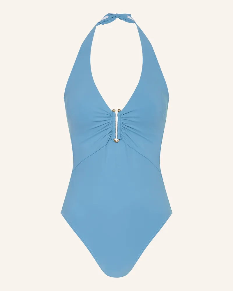 Maryan Mehlhorn Neckholder-Badeanzug HONESTY Türkis