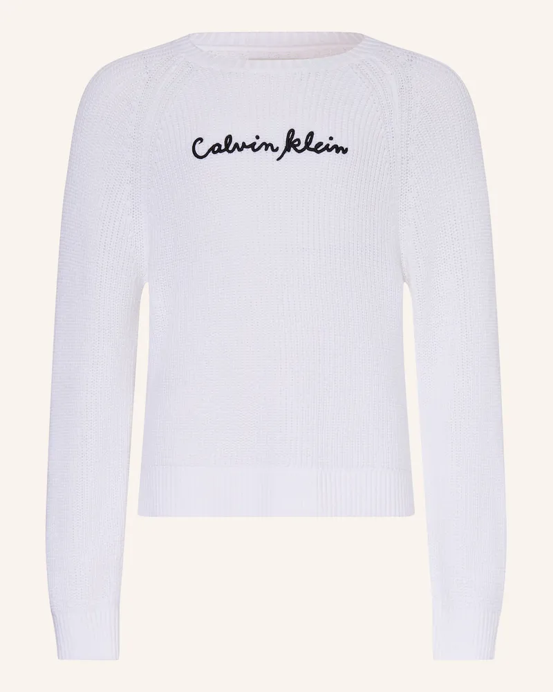 Calvin Klein Pullover weiss Weiss