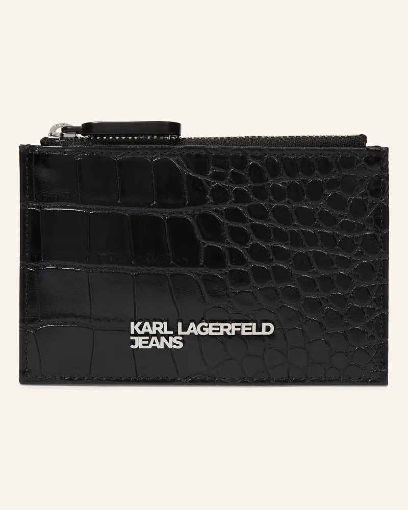 Karl Lagerfeld Kartenetui schwarz Schwarz