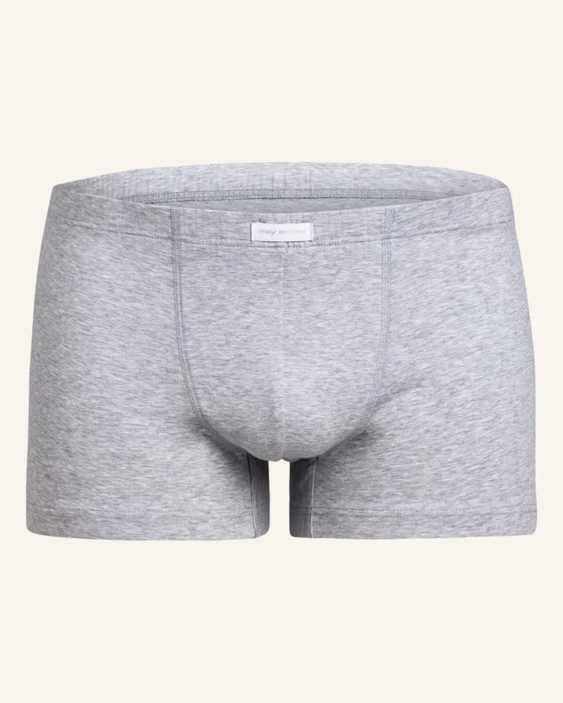 Mey Boxershorts Serie Re:Think grau Hellgrau