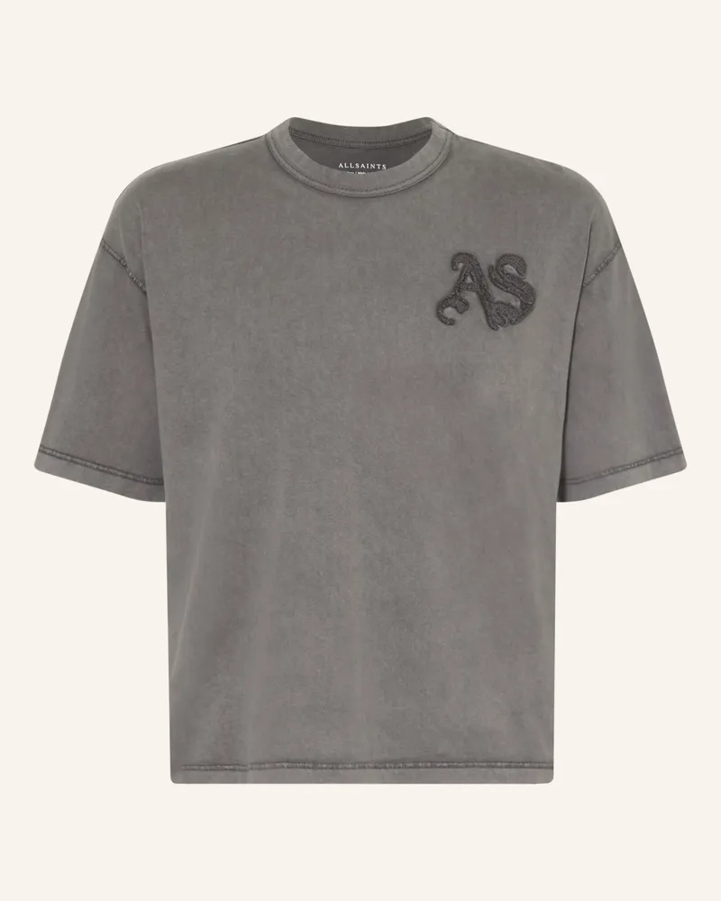 AllSaints T-Shirt Insignia schwarz Dunkelgrau