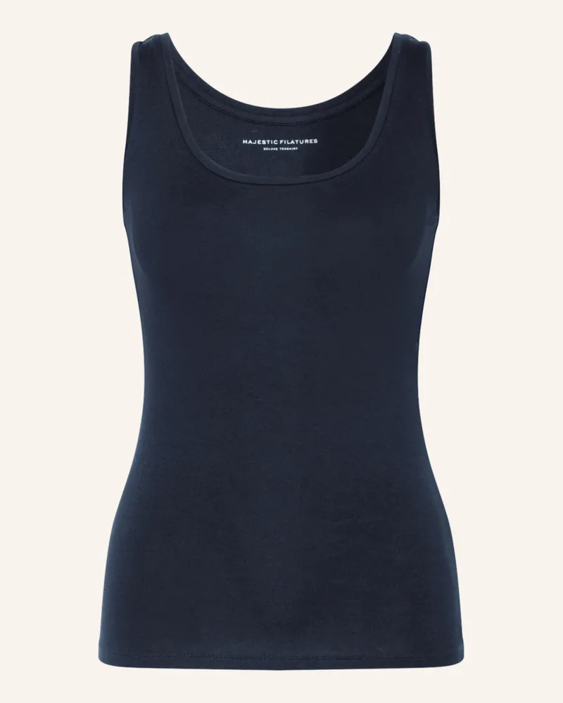 Majestic Top blau Dunkelblau
