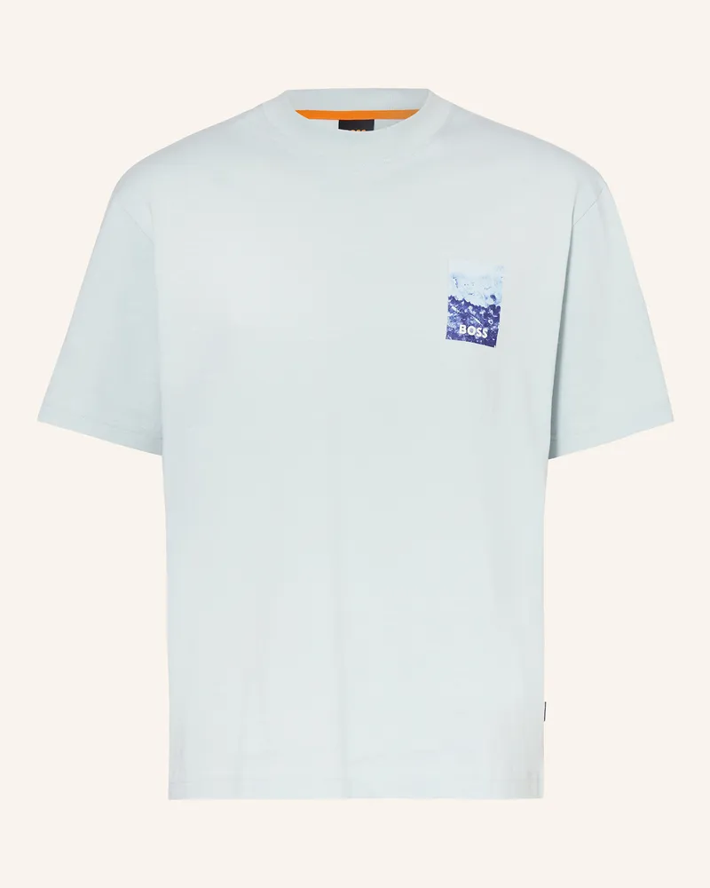 HUGO BOSS T-Shirt TE_NUMBERS Hellblau