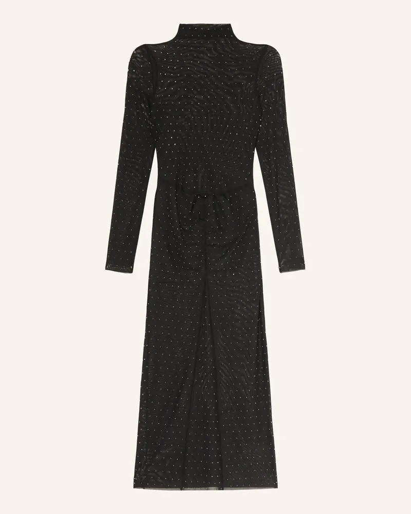 Liu Jo Mesh-Kleid Mit Schmucksteinen schwarz Schwarz