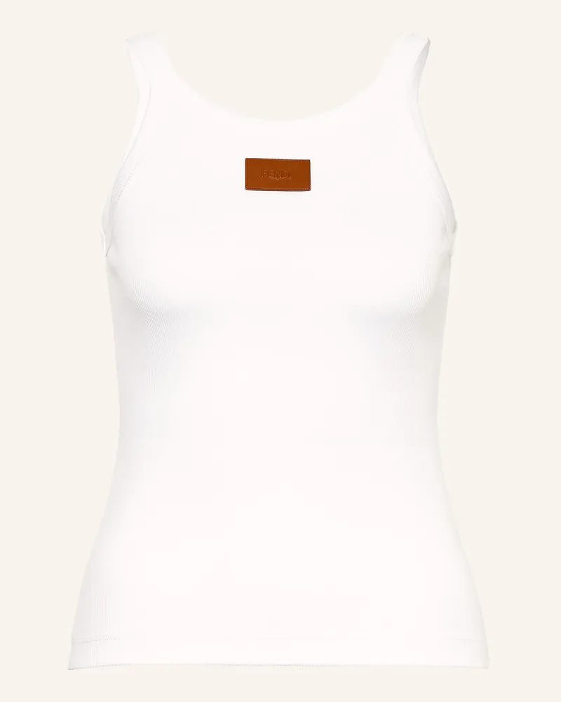 Fendi Top weiss Weiss