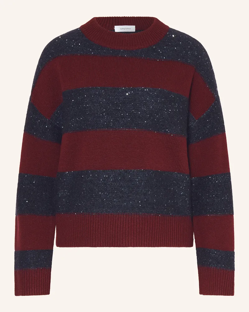 Darling Harbour Pullover mit Pailletten Marine