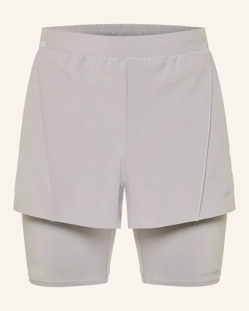 adidas 2-In-1-Trainingsshorts Adidas X Entire Studios d4t grau Grau