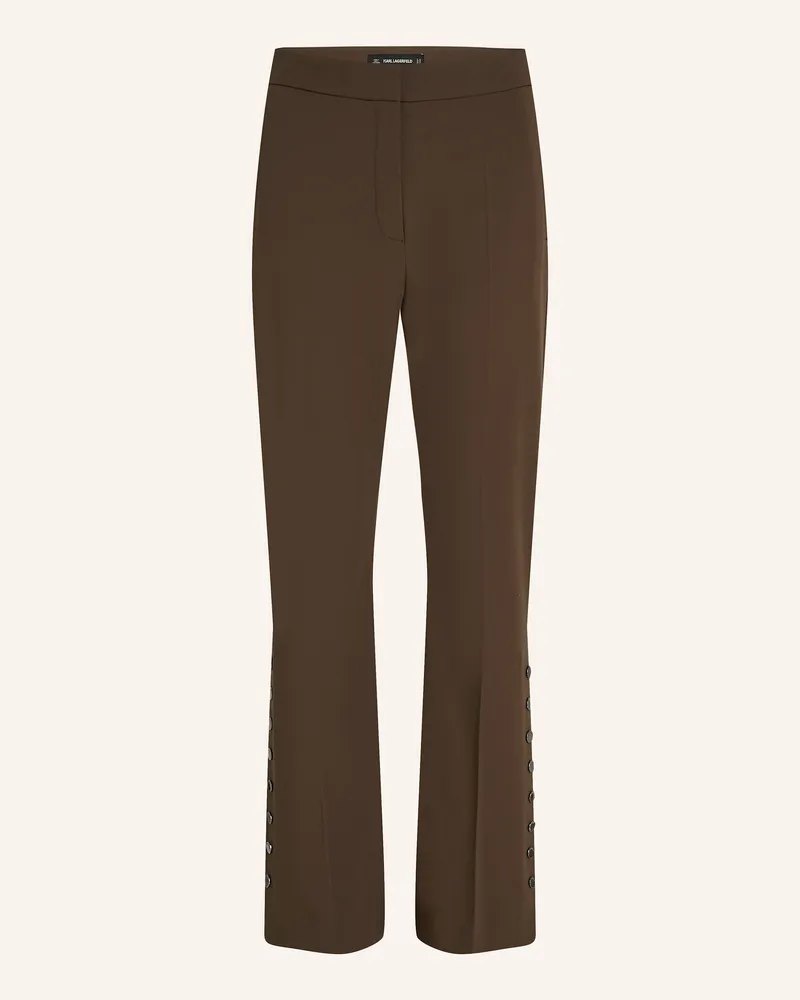 Karl Lagerfeld Hose braun Braun