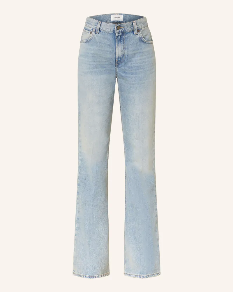 Haikure Bootcut Jeans Flora blau L0937