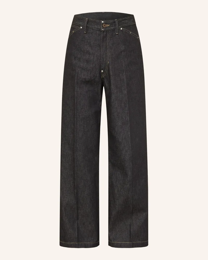 Christophe Lemaire Jeans Regular Fit Mit Nieten blau Bk965