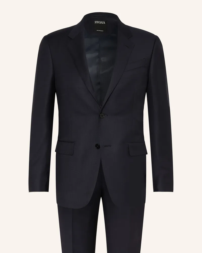 Ermenegildo Zegna Anzug Extra Slim Fit blau Dunkelblau