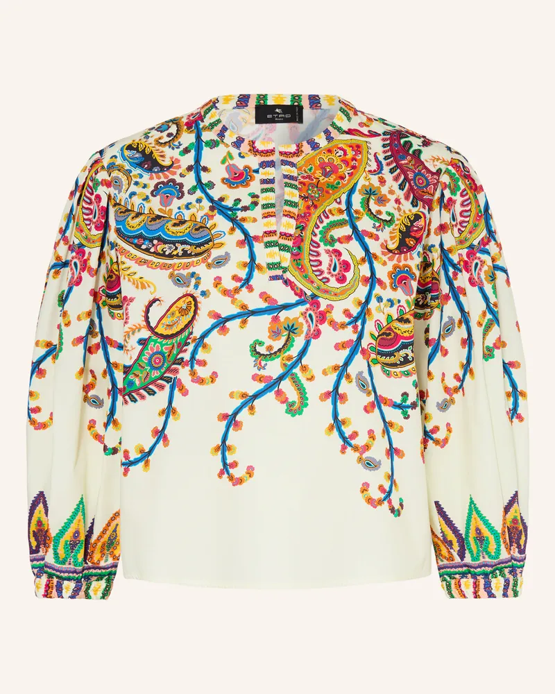 Etro Blusenshirt Mit 3/4-Arm weiss Creme