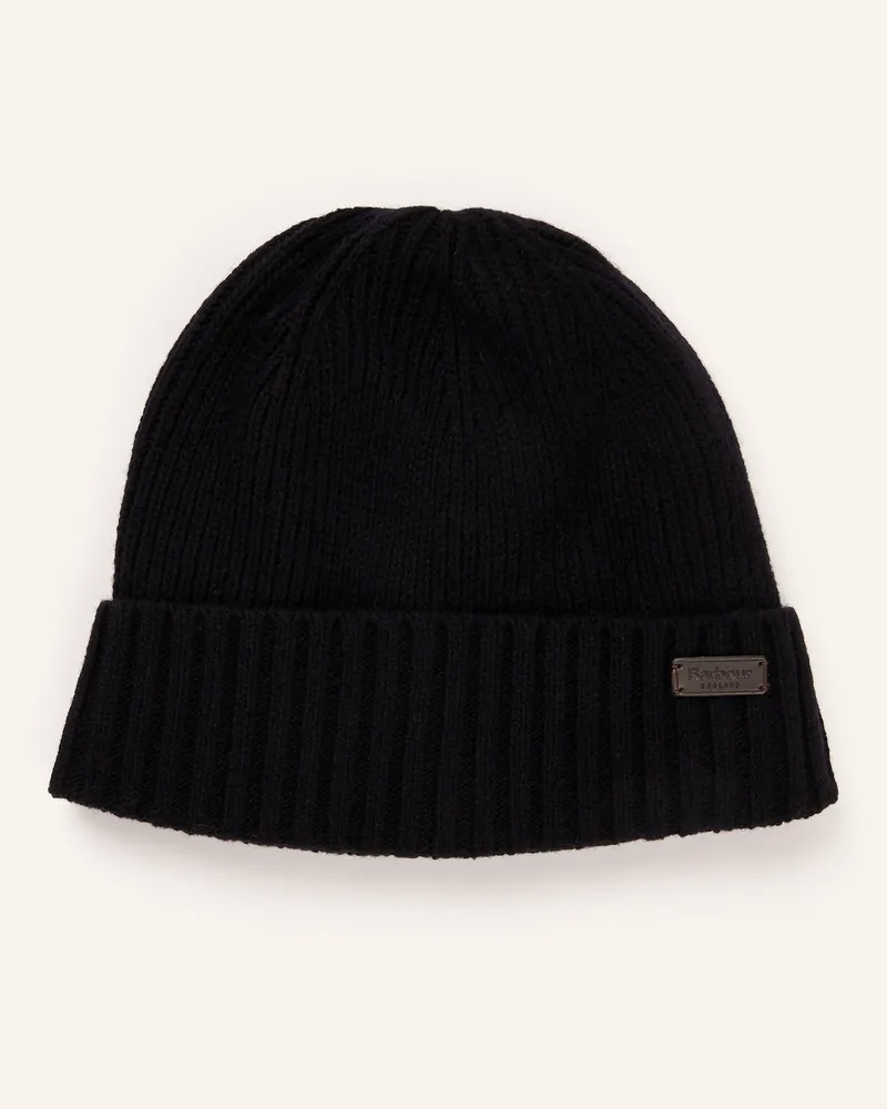 Barbour Mütze CARLTON Schwarz