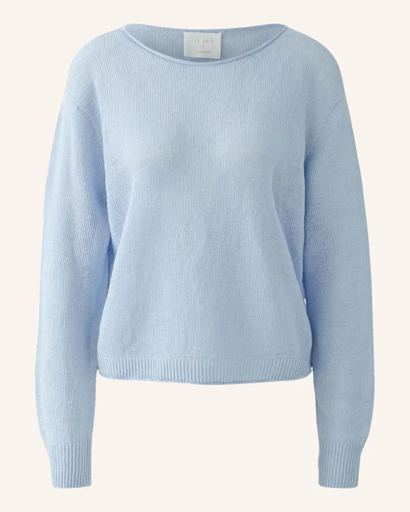 Oui  Pullover Blau